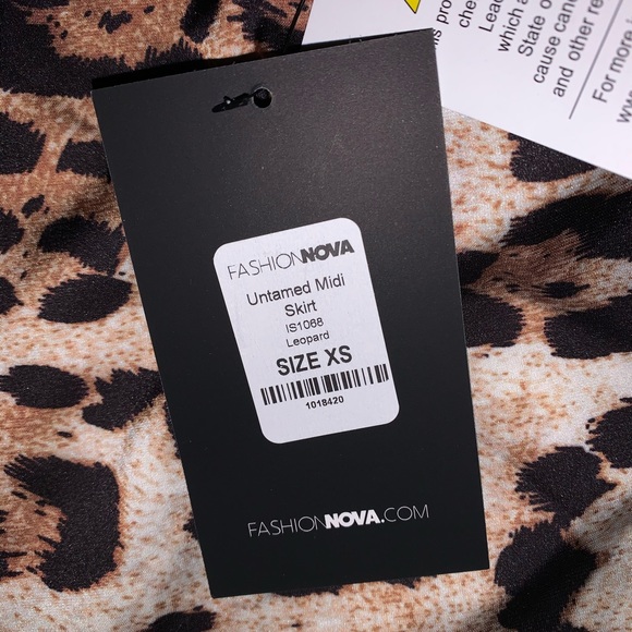 BNWT Fashion Nova Midi Skirt - Picture 3 of 3